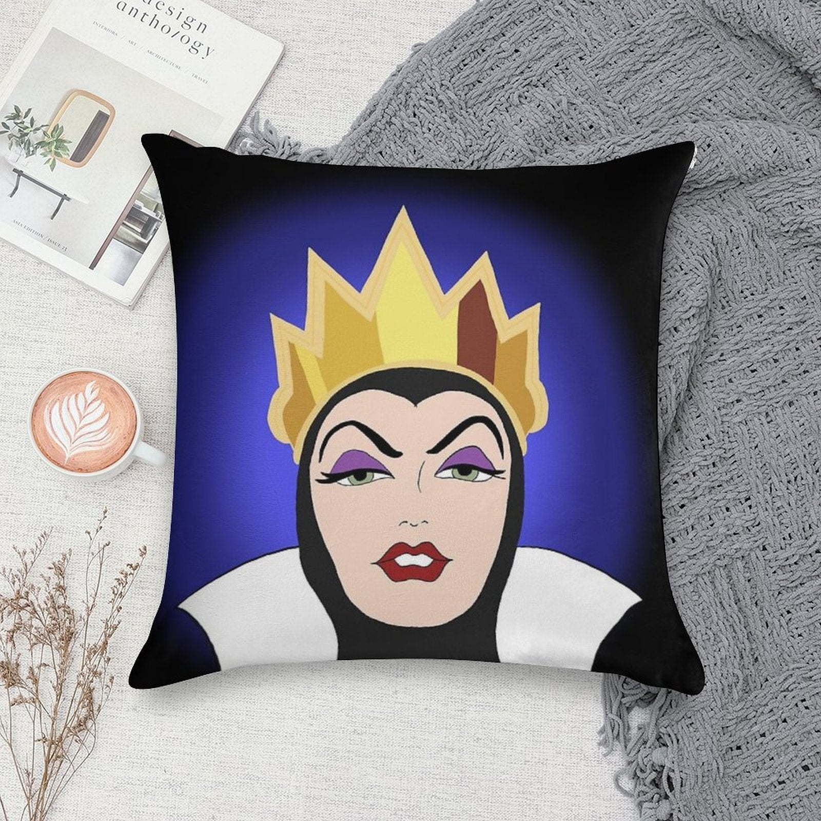 Witch Soft Fade-Resistant Throw Pillow