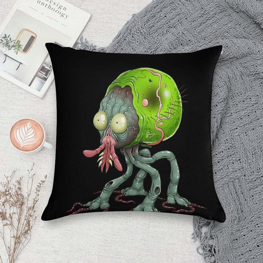 Tick Monster Soft Luxury Feel Throw Pillow