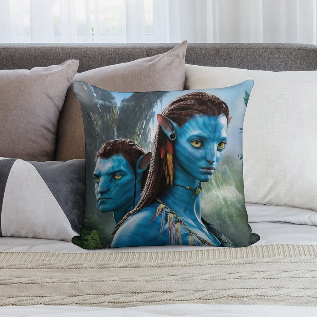 Avatar Print Soft Multiple Sizes Throw Pillow