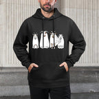 Goat Ghost Halloween Farmer Goat Lover Scary Spooky Season Versatile Streetwear Hoodie