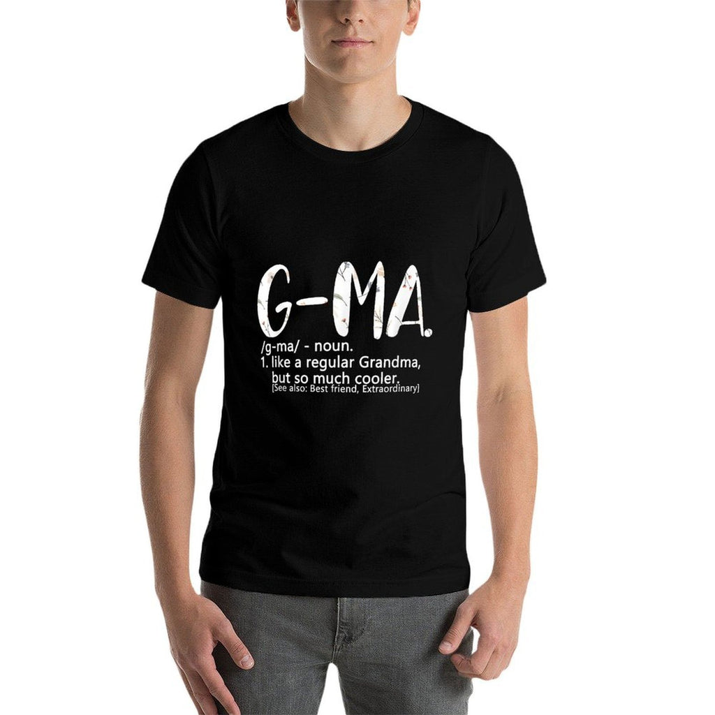 G-Mas for Women Mothers Day Idea Cute Grandma G-Ma  Cotton T-Shirt