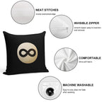 Infinity Ball Soft Easy Maintenance Throw Pillow
