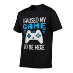 Paused My Game Gamer Controller Gaming Boys Kids Men Youth  Versatile T-Shirt