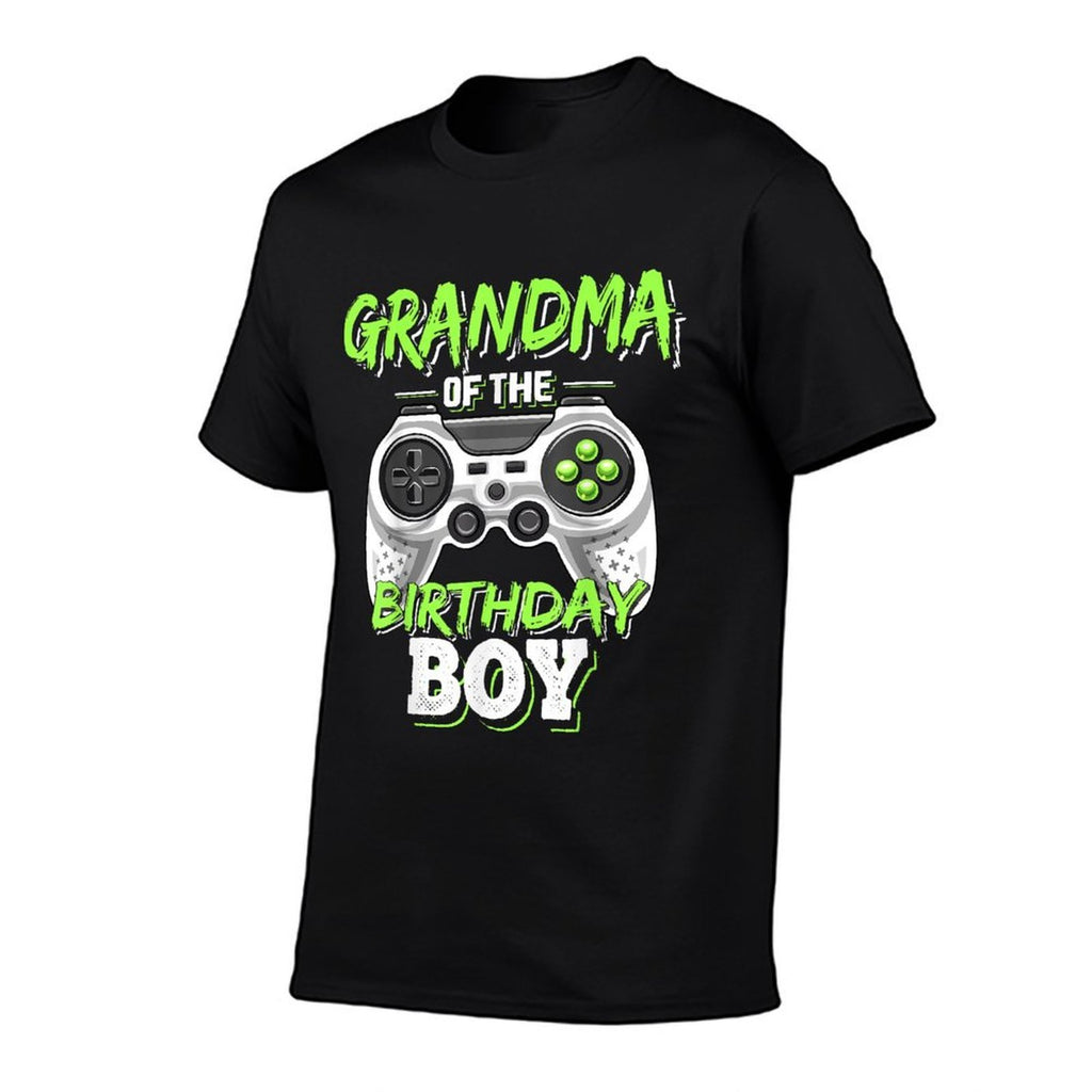 Grandma of The Birthday Boy Matching Video Game Birthday  Durable T-Shirt