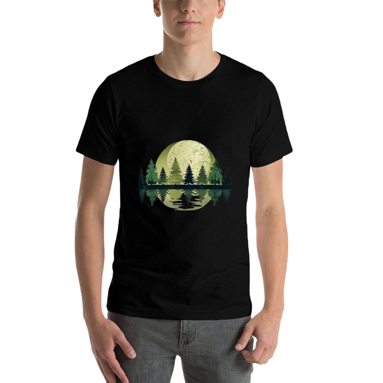 Vintage Trees Wildlife Nature Forest Lover Men Women Kids  Vintage-inspired T-Shirt