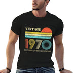 50 Year Old Gifts Vintage 1970 Limited Edition 50th Birthday  Relaxed-fit T-Shirt