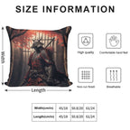 Armored Samurai Soft Shrink-Resistant Throw Pillow