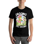 Sagging But Still Gagging Funny Frog Meme  Odor-resistant T-Shirt