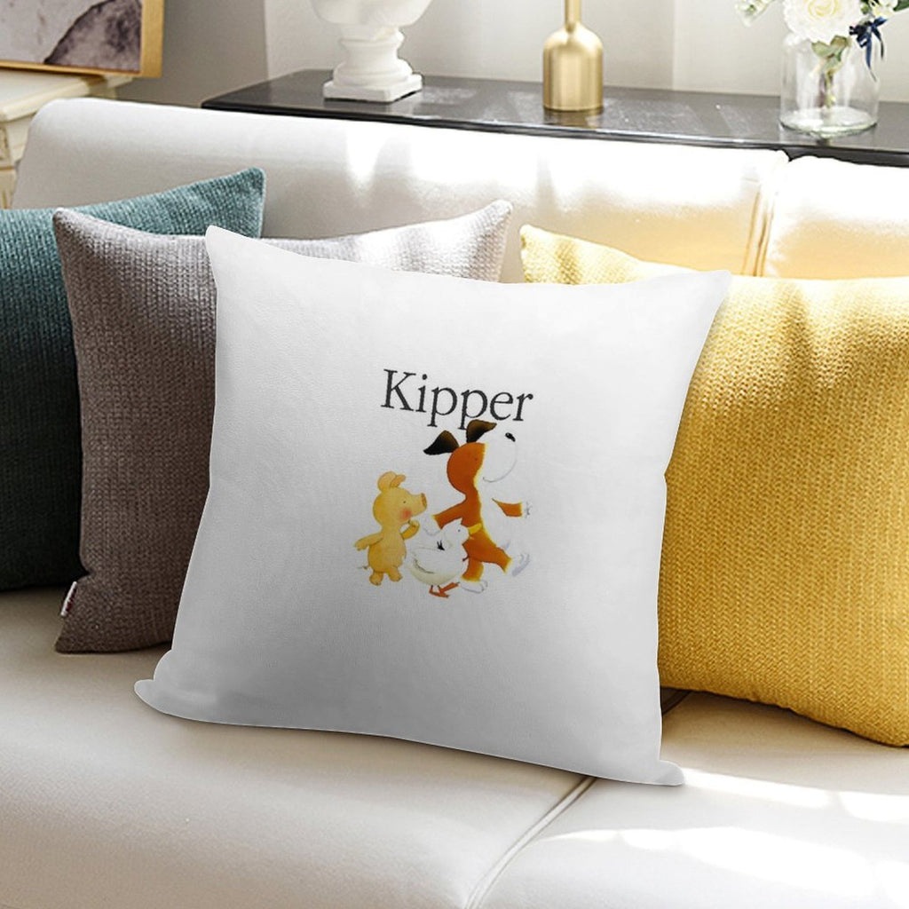 Kipper The Dog Soft Fade-Resistant Throw Pillow