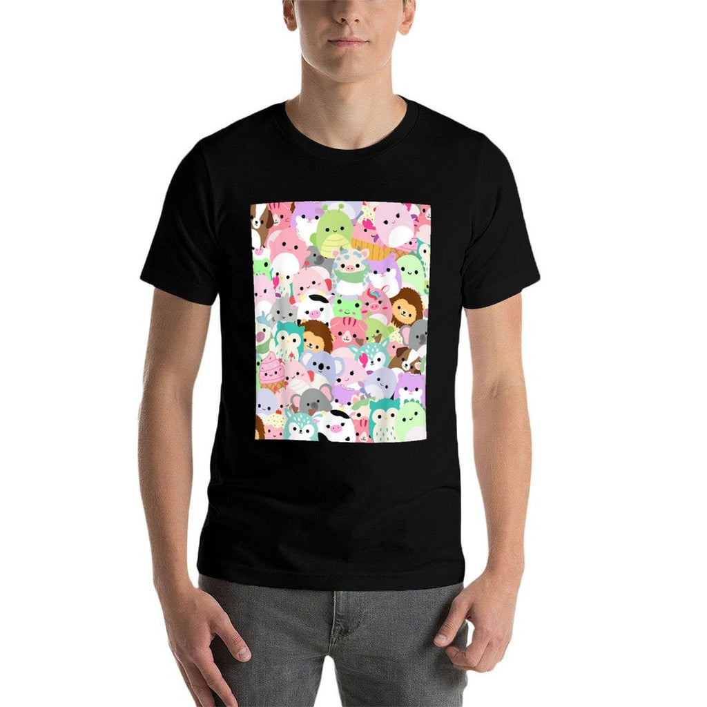 Squish Squad Mallow Great Gifts Cute for Family Kids Woman  Trendy Pattern T-Shirt