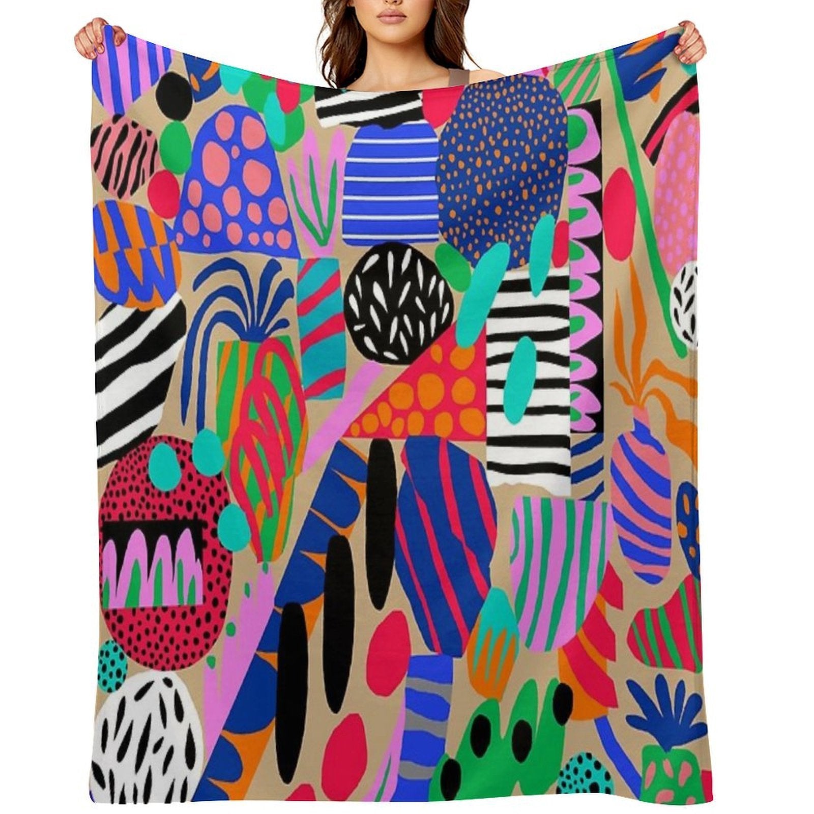 Space Garden Lightweight Throw Blanket