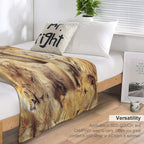 Lions Lightweight Throw Blanket