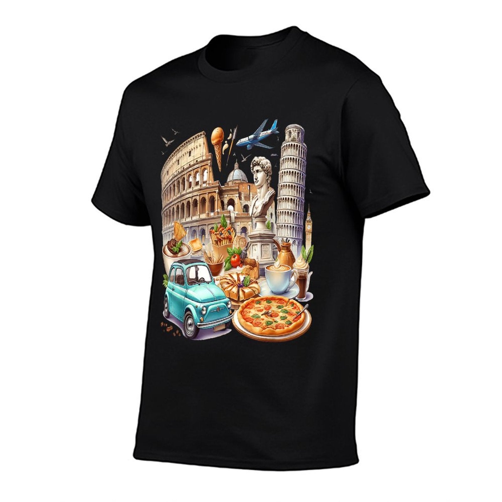 Food Pasta Vacation Italy Aesthetic Watercolor Vibes  Quick-drying T-Shirt