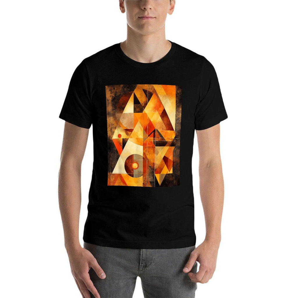 Abstract Geometric Shapes Art Modern  Soft T-Shirt