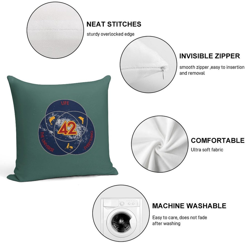 Science 42 Soft Anti-Pilling Throw Pillow