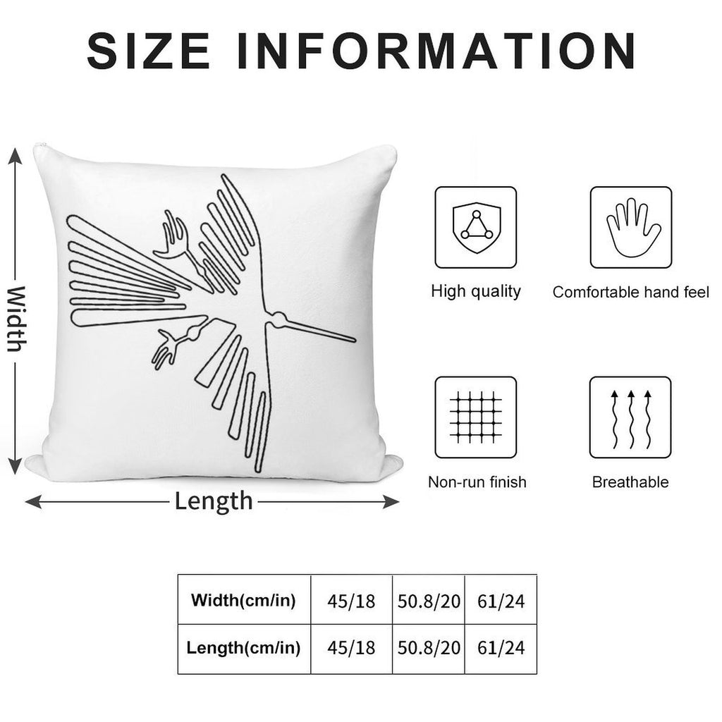 CONDOR Soft Washable Throw Pillow