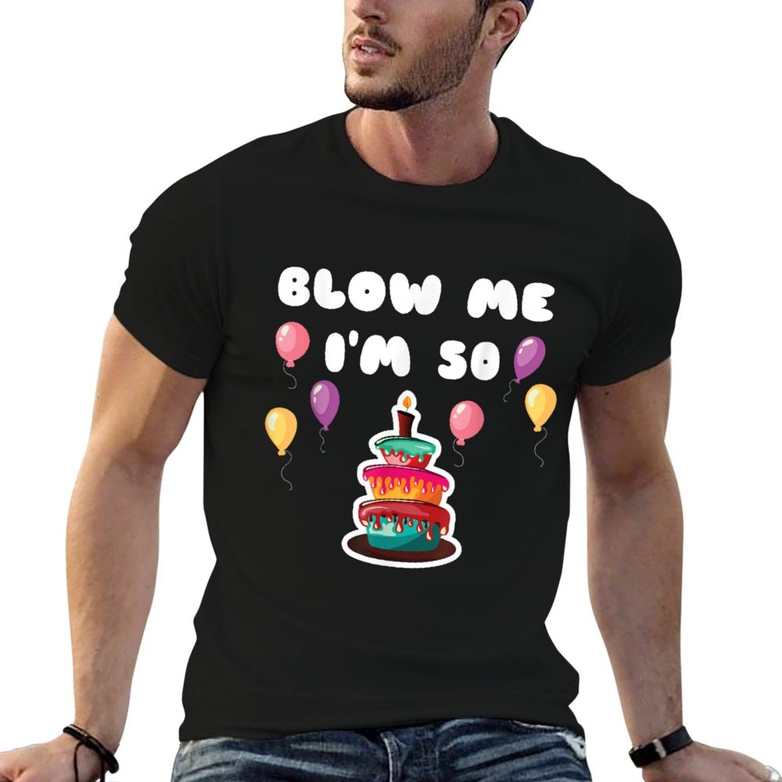 50 Years Old Blow Me I'm 50 Funny 50th Birthday  Tagless Design T-Shirt
