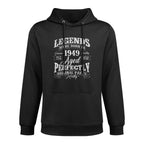 Legends Were Born In 1949 Year Of Birth Birthday Unisex Design Hoodie
