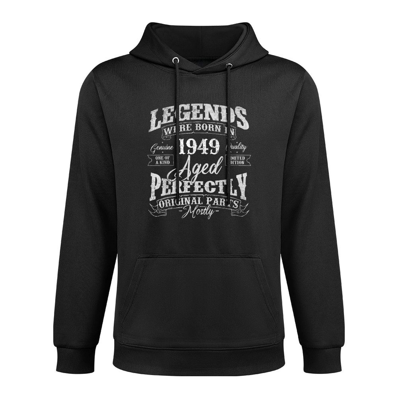 Legends Were Born In 1949 Year Of Birth Birthday Unisex Design Hoodie