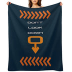 Oblivion Alton Towers Dont Look Down Premium Throw Blanket