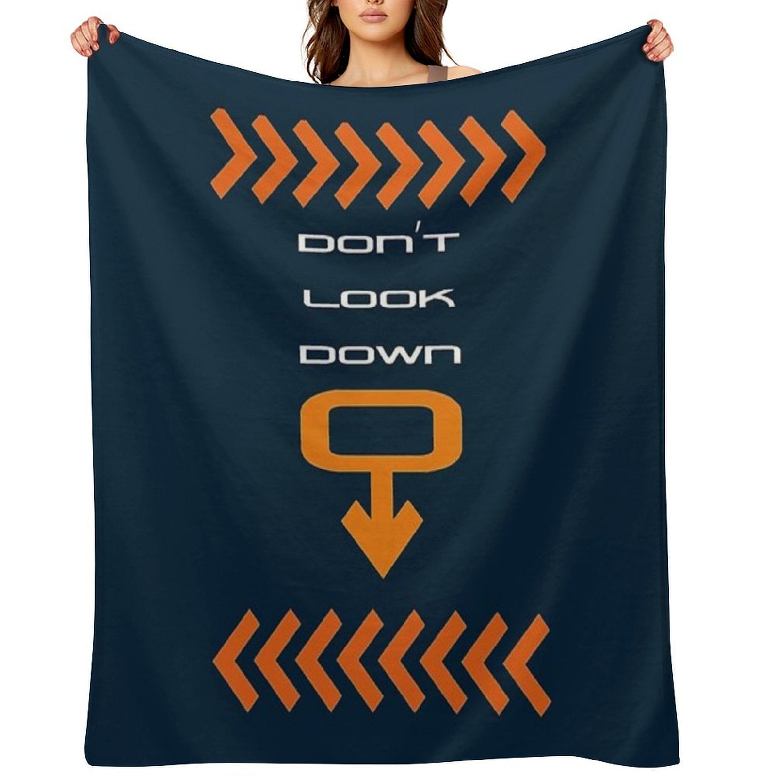Oblivion Alton Towers Dont Look Down Premium Throw Blanket