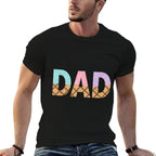 Dad Of 1st First Birthday Girl Ice Cream  Vintage-inspired T-Shirt