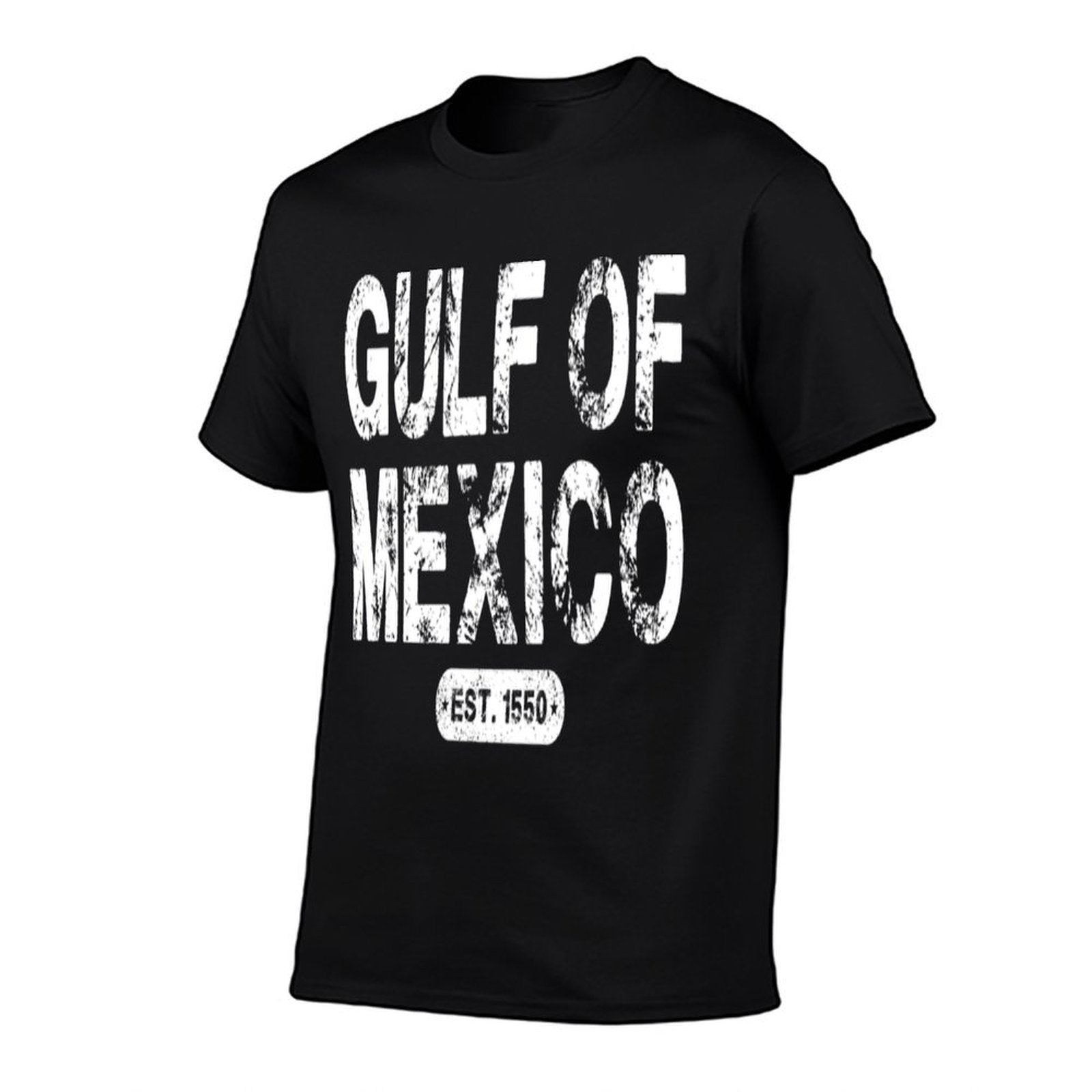 Gulf of Mexico Since 1550 Retro Gulf of Mexico for Men Women  Summer-ready Fabric T-Shirt