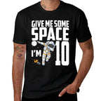 10 Year Old Outer Space 10th Birthday Astronaut Planets  Eco-friendly Material T-Shirt