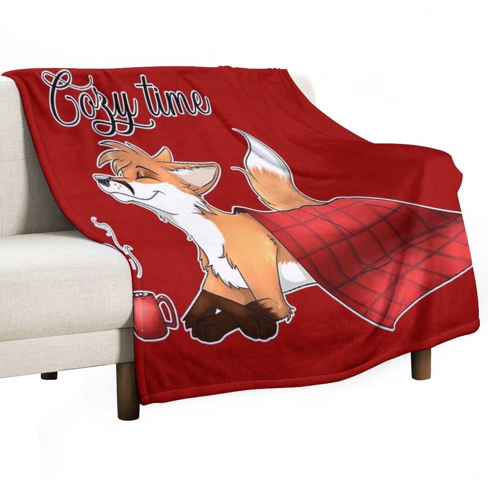 Cozy Time Foxy Blanket Comfort Throw Blanket