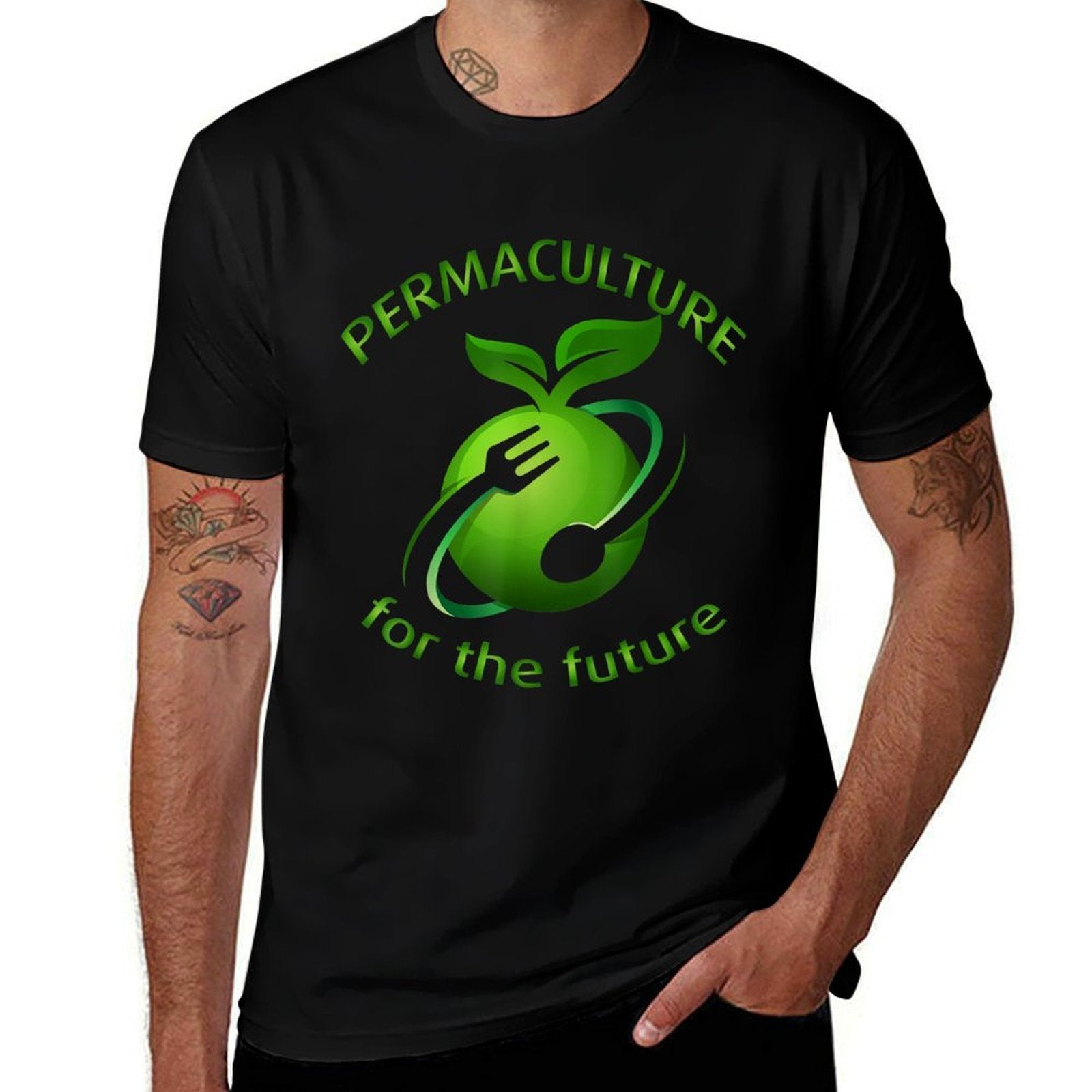 Permaculture For The Future Food Forest  Polyester Blend T-Shirt
