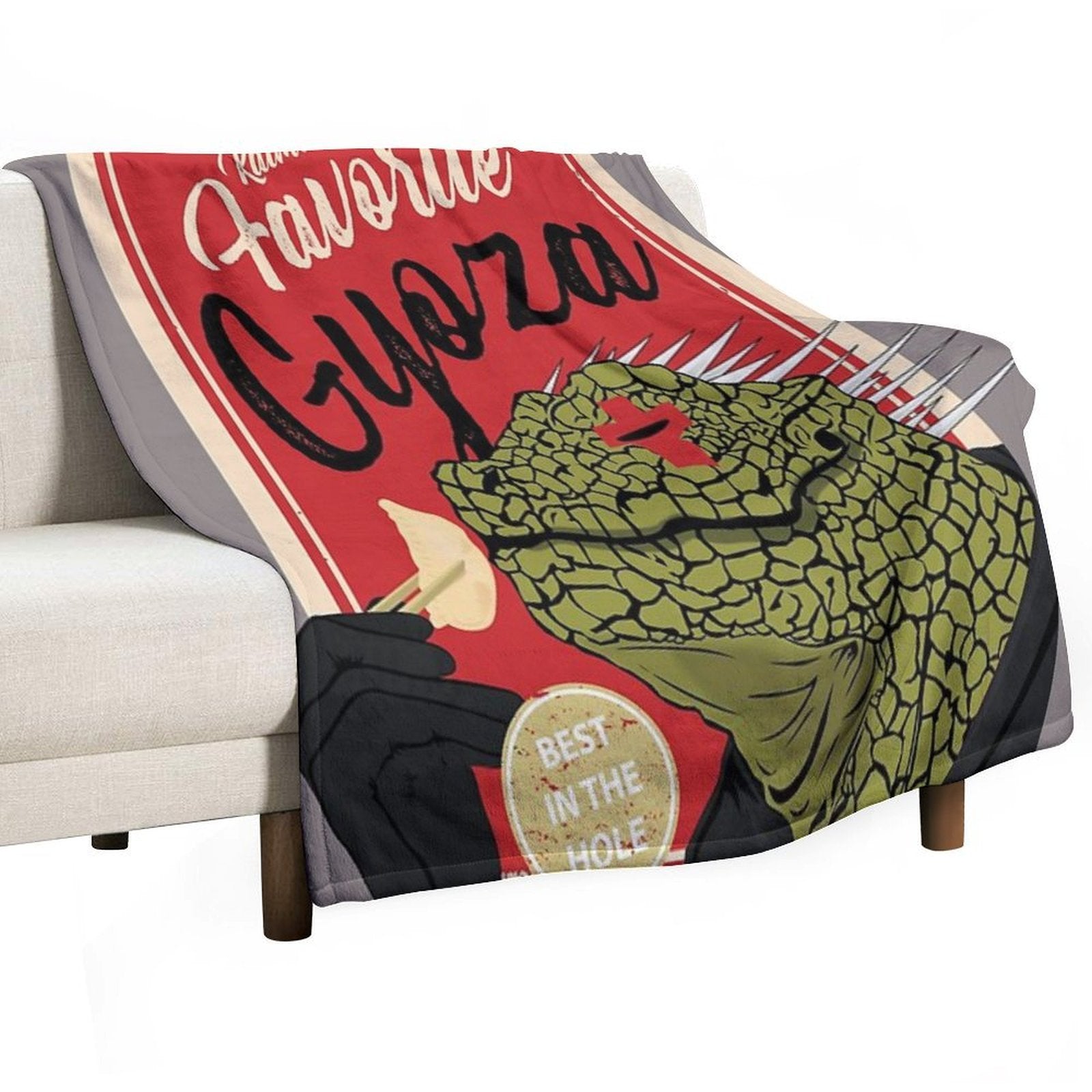 Dorohedoro Anime Kaiman Eating Gyoza Multi-functional Throw Blanket