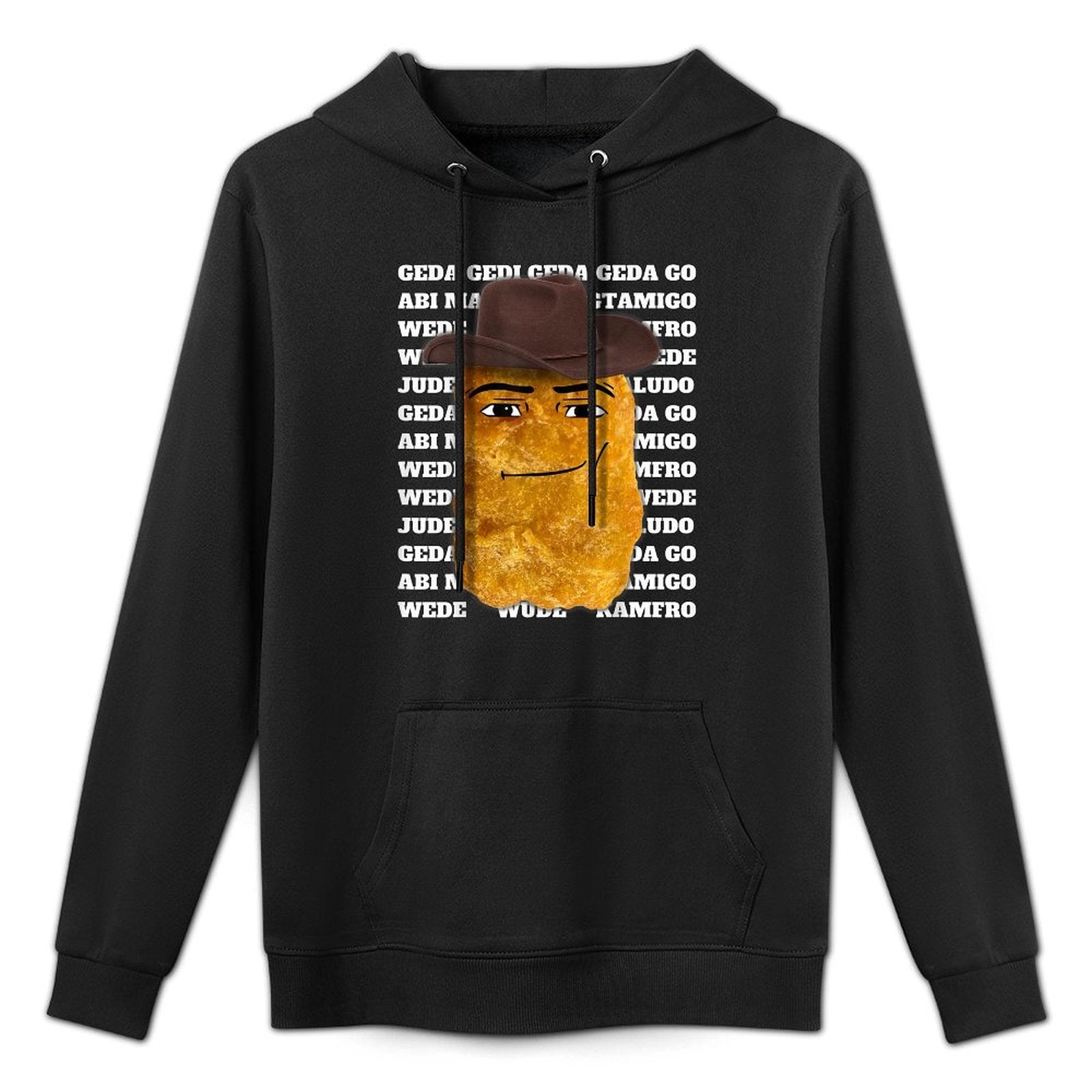 Cowboy Chicken Nugget Adjustable Hood Hoodie