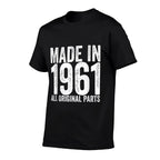 60 Years Old Made In 1961 Funny 60th Birthday  Moisture-wicking T-Shirt