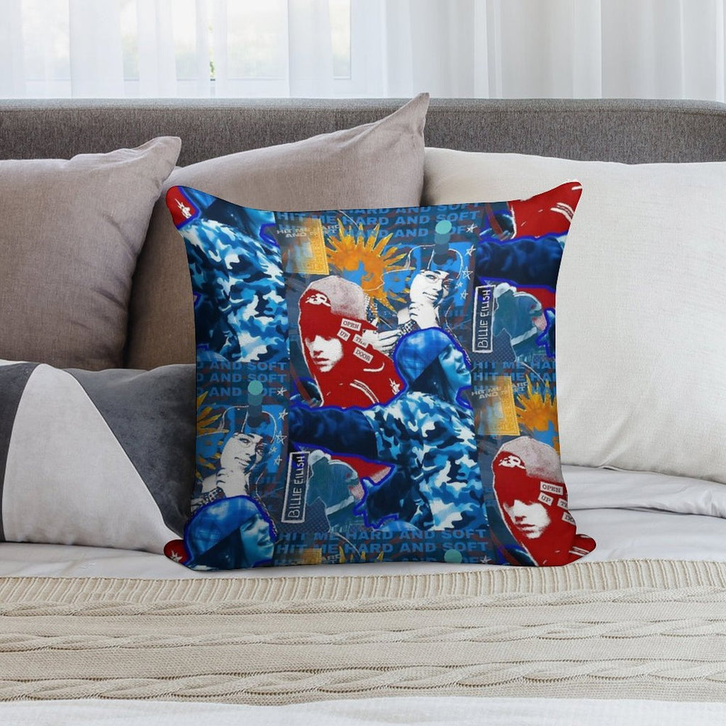 Billie Hit Me Hard And Soft Soft Multiple Sizes Throw Pillow