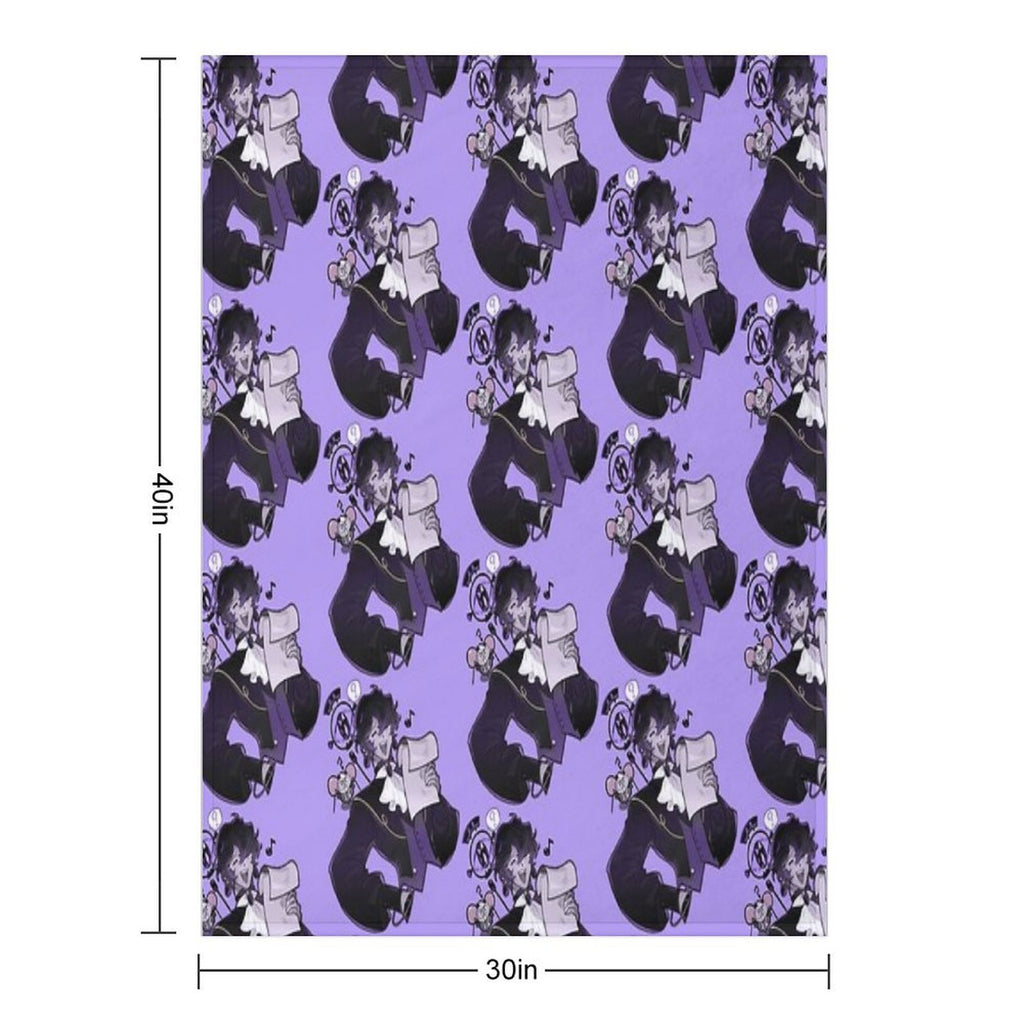 Shroomie Black Sapphire Cookie Gift-ready Throw Blanket