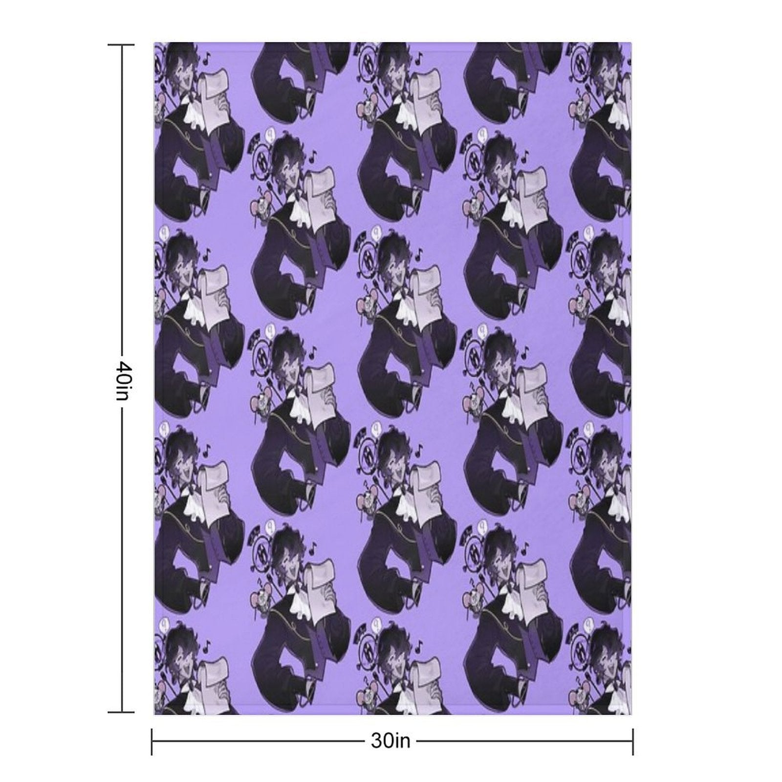 Shroomie Black Sapphire Cookie Gift-ready Throw Blanket
