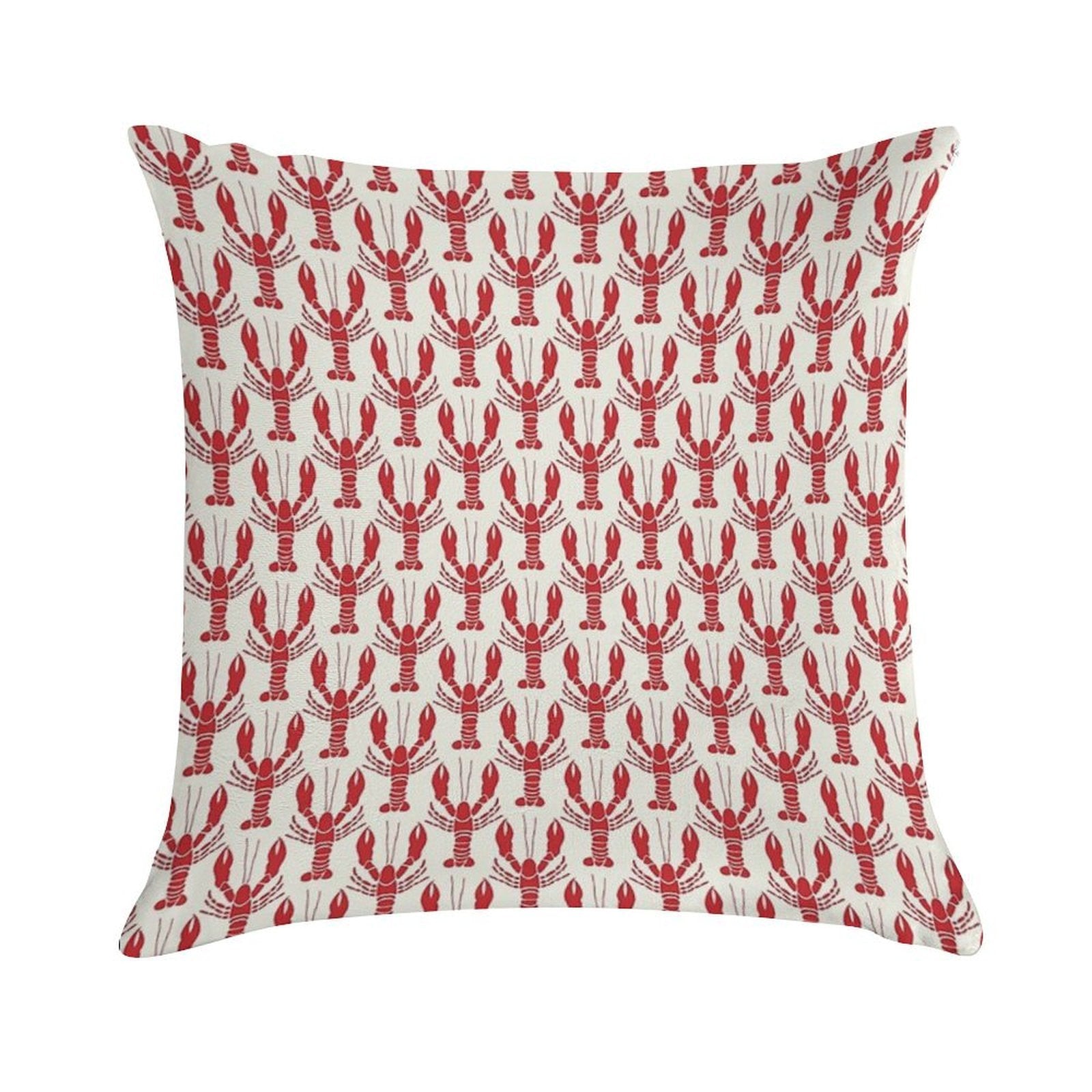Nautical Lobsters Soft Washable Throw Pillow