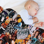 Halloween Collage Durable Throw Blanket