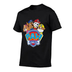 Paw Patrol Group With Logo  Wrinkle-resistant T-Shirt