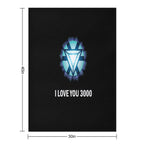 I Love You 3000 Premium Throw Blanket