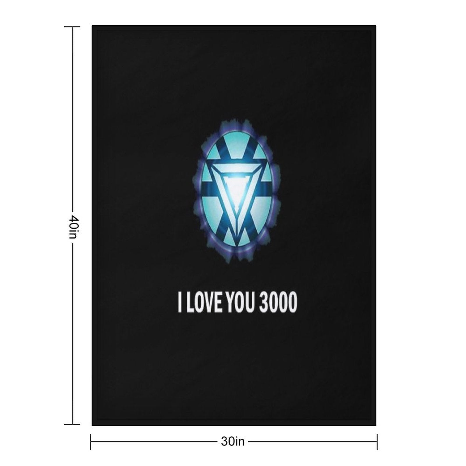 I Love You 3000 Premium Throw Blanket