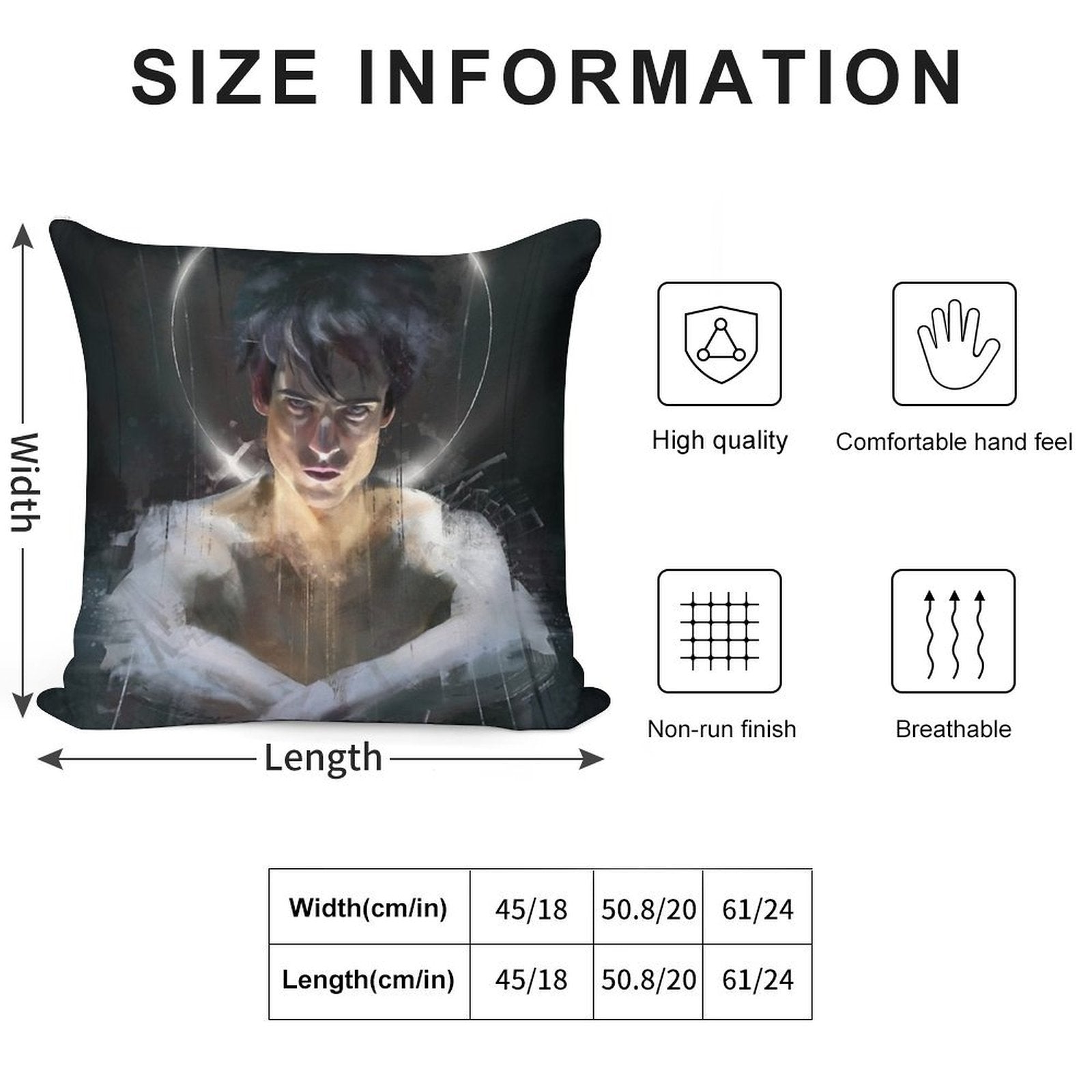 In The Dark Soft Anti-Pilling Throw Pillow