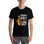 4th July Suns Out Buns Out Hotdog Patriotic Men Women Kids  Quick-drying T-Shirt