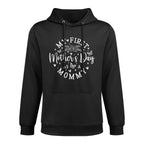 My First Mothers Day As A Mommy Pregnancy Announcement Moisture-Wicking Hoodie