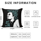 Sid Vicious Dead Or Alive Soft Reinforced Edging Throw Pillow