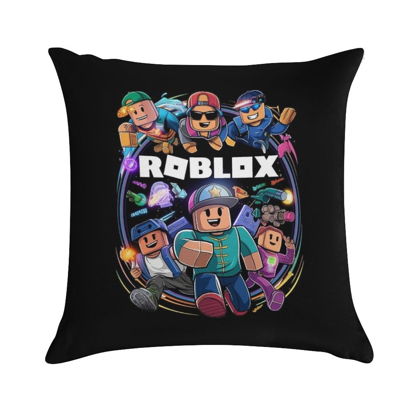 Roblox Kids Soft Bedroom Essential Throw Pillow