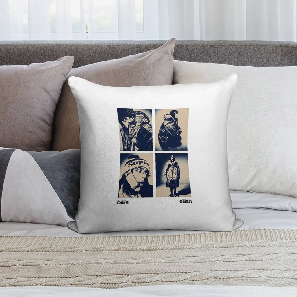 Billie Eilish - Hit Me Hard And Soft Soft Anti-Pilling Throw Pillow