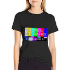 Glitchy Technical Difficulties Please Stand By TV  Graphic-printed T-Shirt