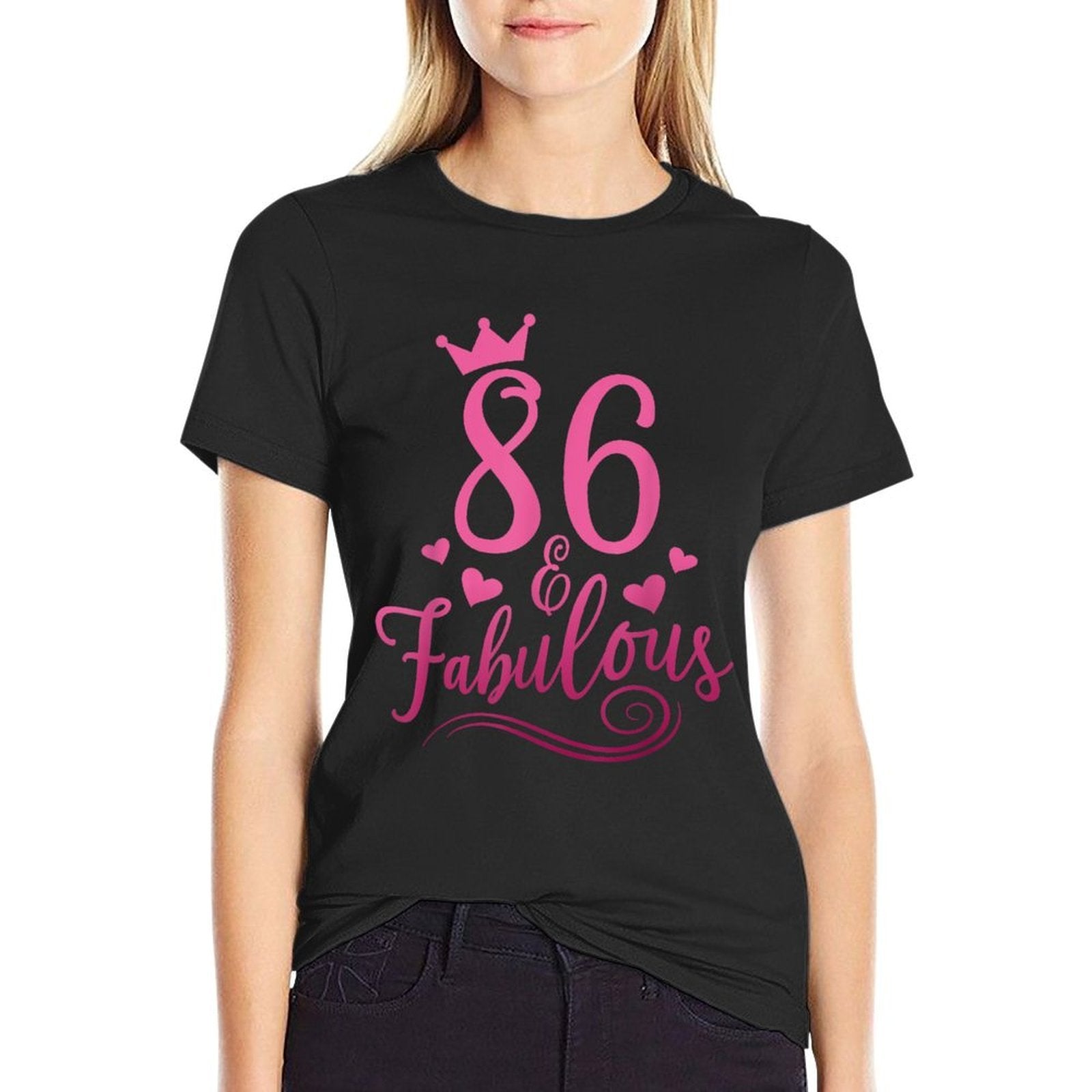 86 & Fabulous 86 Year Old 86th Birthday It's My 86th Bday  Eco-friendly Material T-Shirt