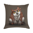 Adorable Owlbear Cub Soft Bedroom Essential Throw Pillow